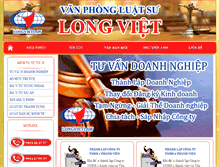 Tablet Screenshot of luatlongviet.com